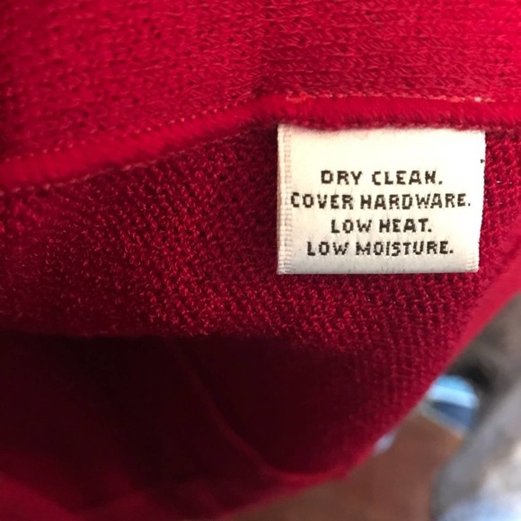 Red Women's Jacket by St. John - Picture 6 of 7